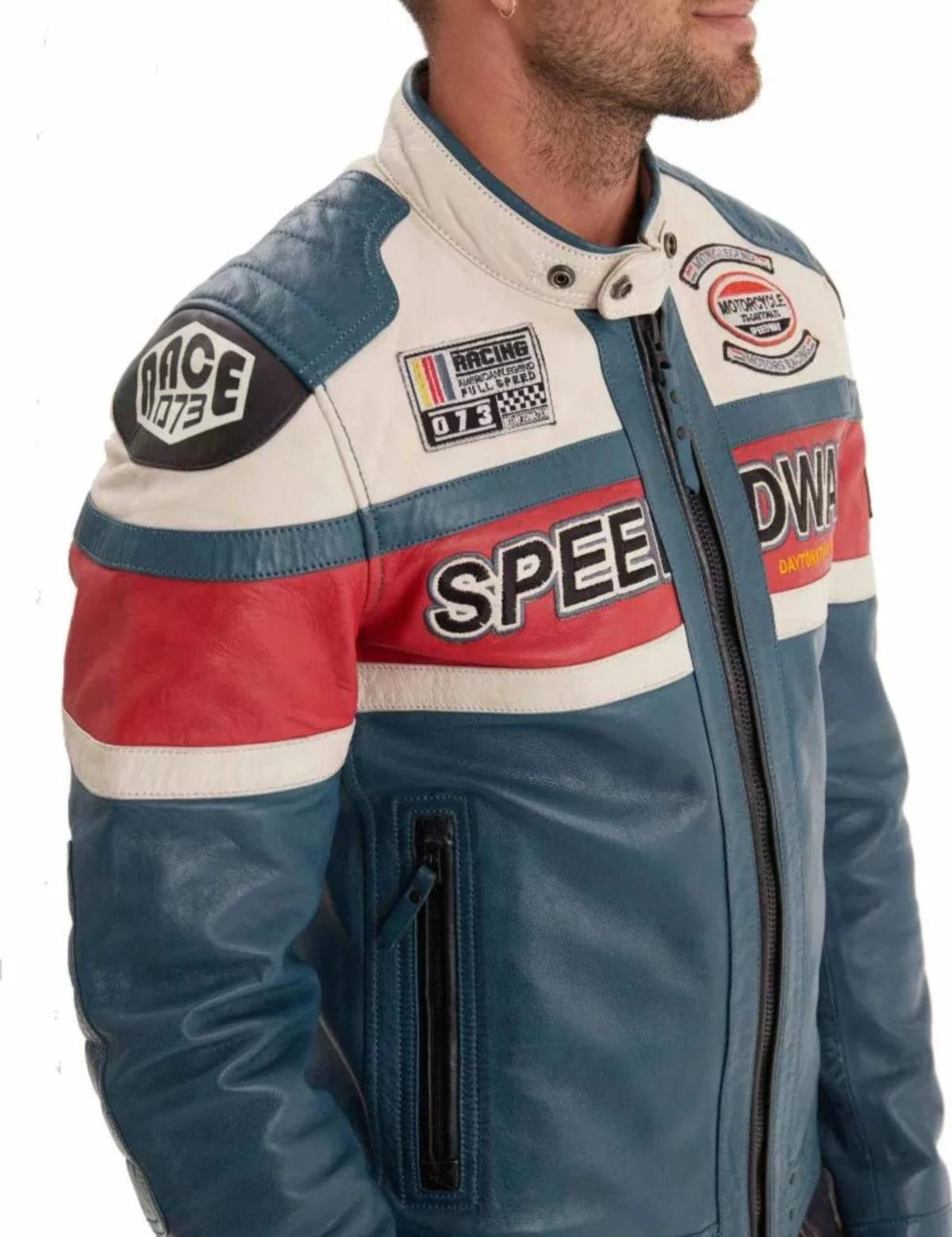 DAYTONA 73 Giacca uomo in pelle Albon 