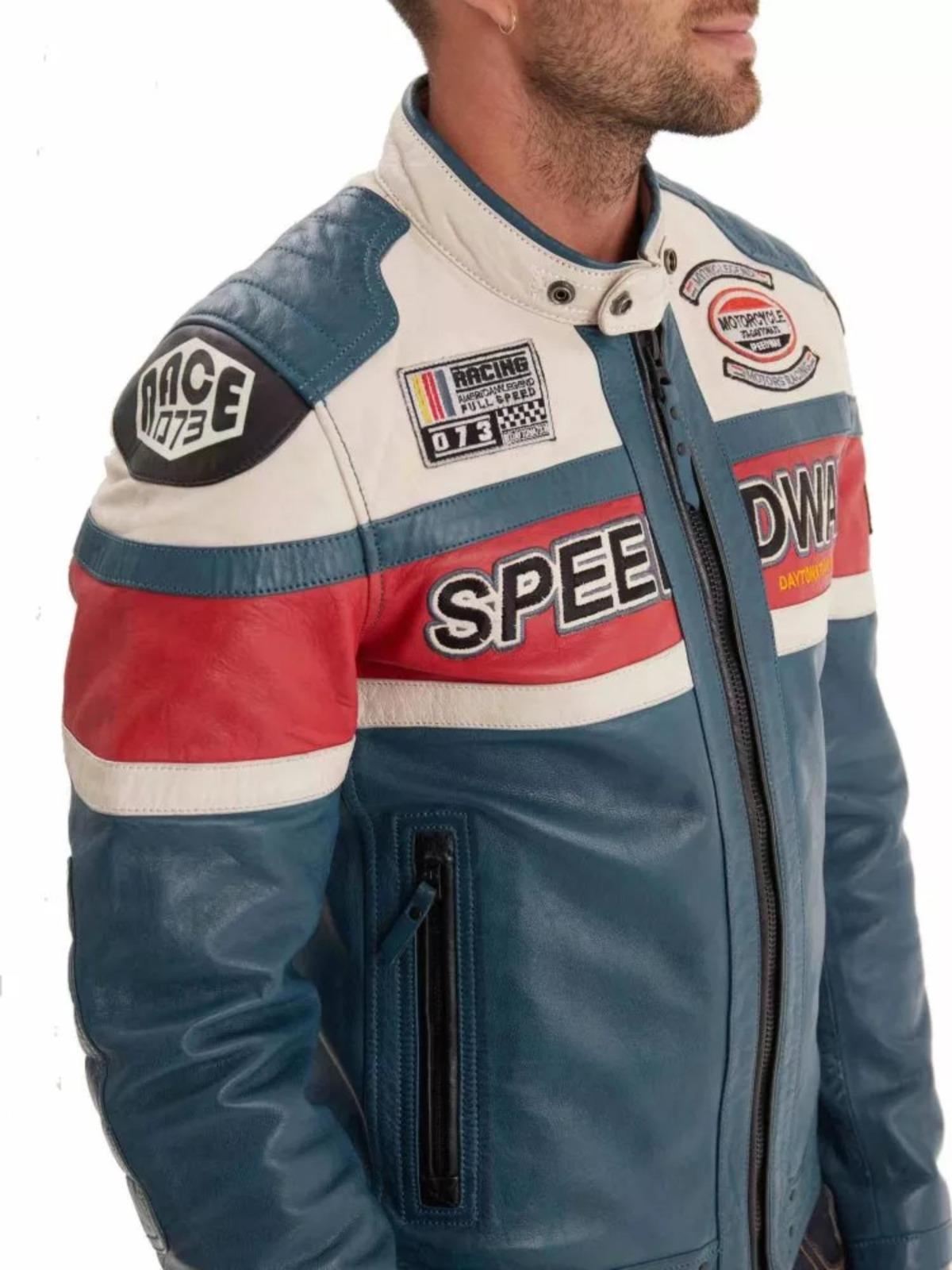 DAYTONA 73 Giacca uomo in pelle Albon 