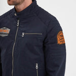 DAYTONA 73 Giacca uomo Bowen in twill di cotone blu 
