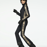 GOLDBERGH Tuta sci donna Goldfinger oro slim fit 