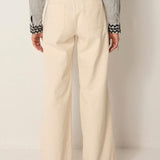 MAISON HOTEL Pantaloni donna Maxton Hamlet Ecru 