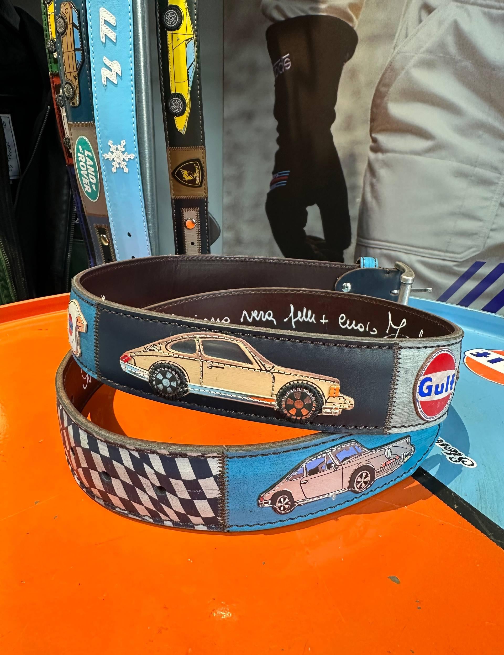 DESIGN arTIGIANALE Cintura artigianale in pelle Steve McQueen 