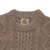 RAKKI Maglione girocollo uomo Walnut Melange 