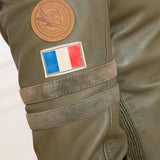 LE MANS Giubbotto uomo Silverstone Sheep Crown in pelle montone kaki L 