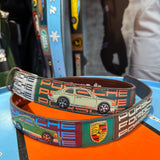 DESIGN ARTIGIANALE Cintura Artigianale in Pelle Porsche 911 