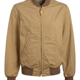 MANIFATTURA CECCARELLI Bomber uomo in cotone dark tan 