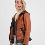DAYTONA 73 Giacca donna in pelle Emilia Bombardier 