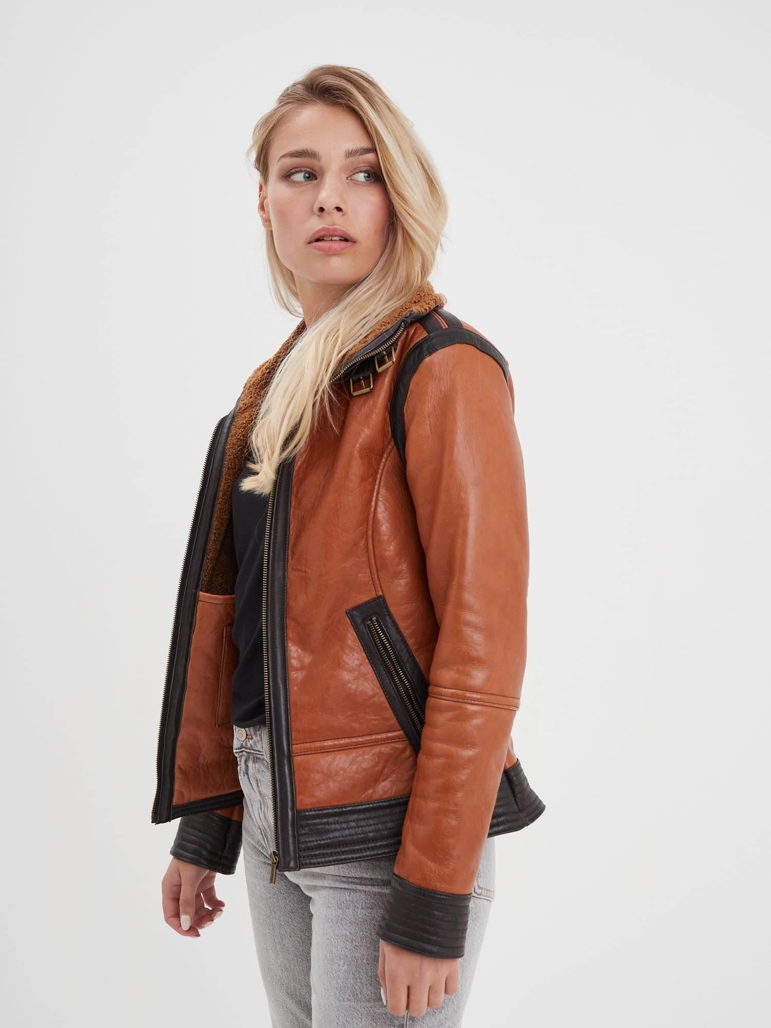 DAYTONA 73 Giacca donna in pelle Emilia Bombardier 