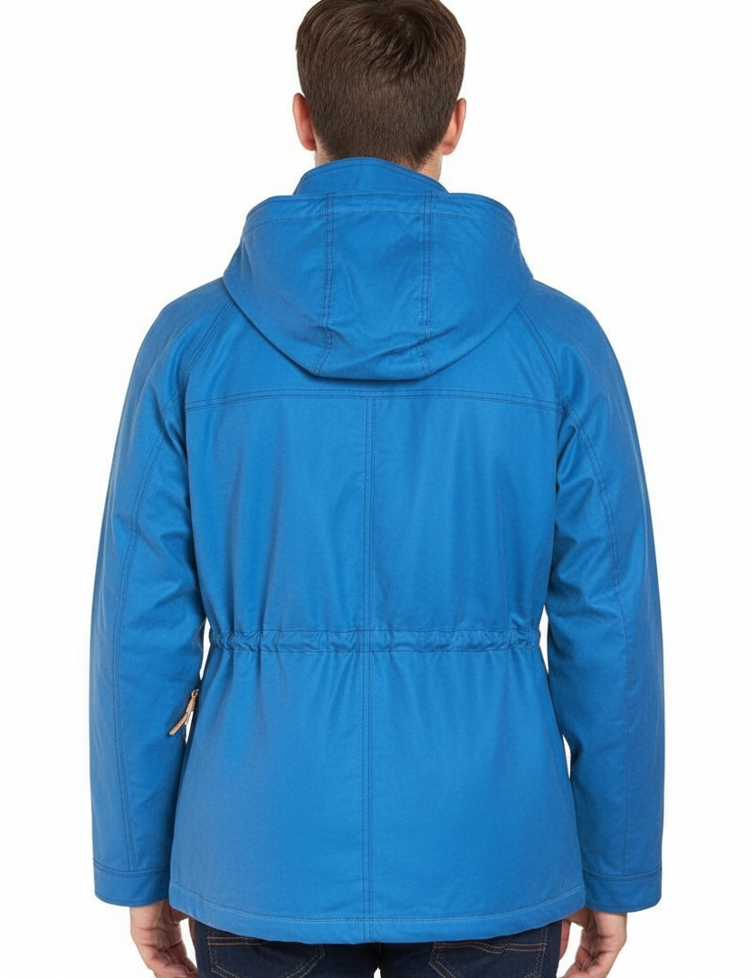 MANIFATTURA CECCARELLI Parka uomo in cotone New Fisherman blu 