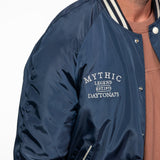 DAYTONA 73 Bomber uomo in nylon blu navy modello Oshawa 