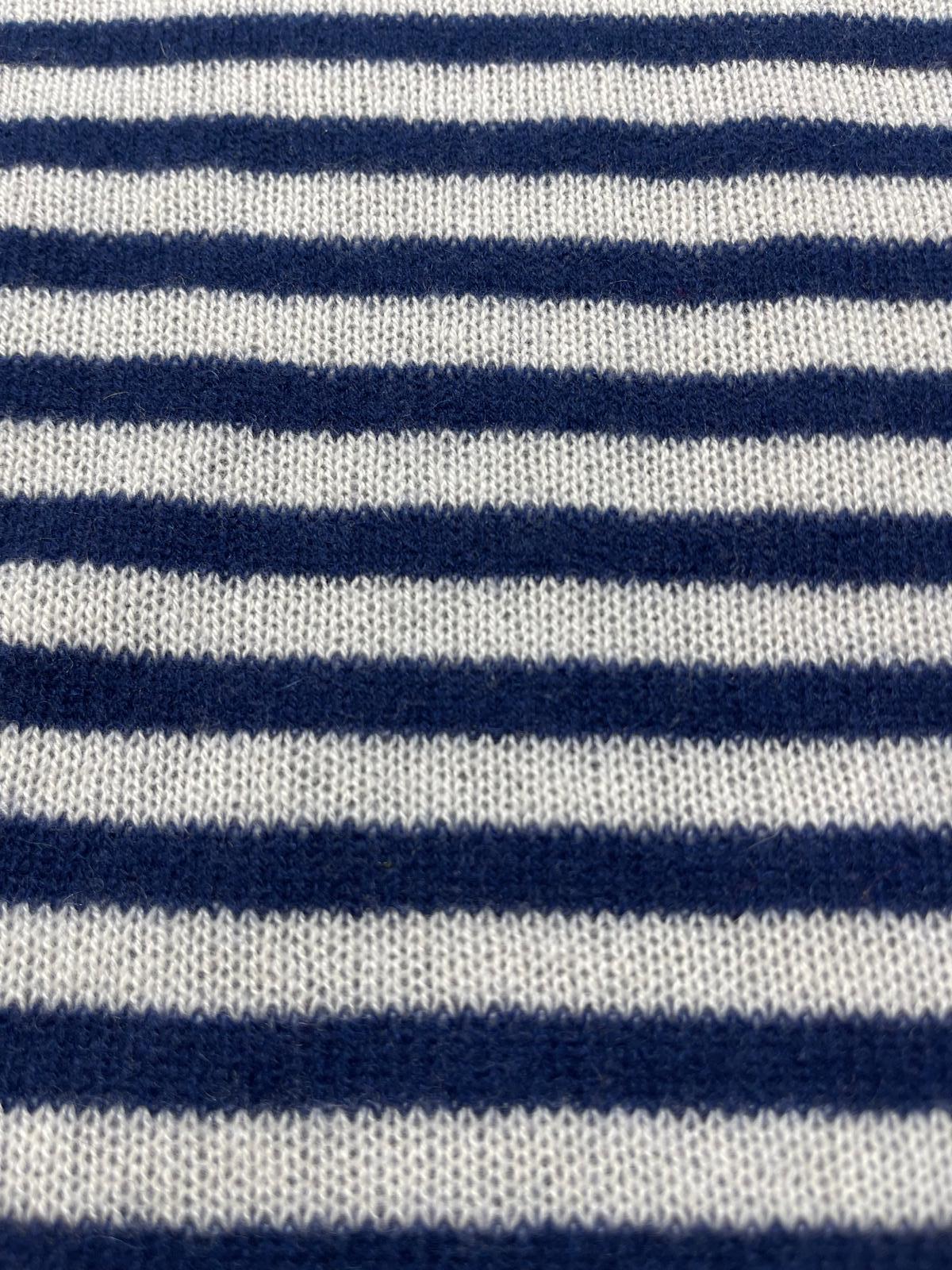 BE YOU GERALDINEALASIO Maglia Benedicta blu/bianco 