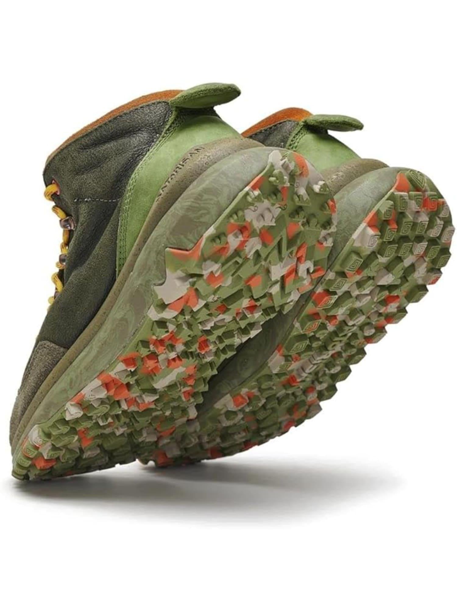 SATORISAN Stivaletti unisex in pelle verde muschio Kiso Metta Premium 