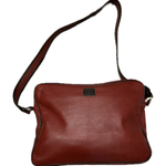 LE MANS Borsa messenger in pelle rossa Le Mans 