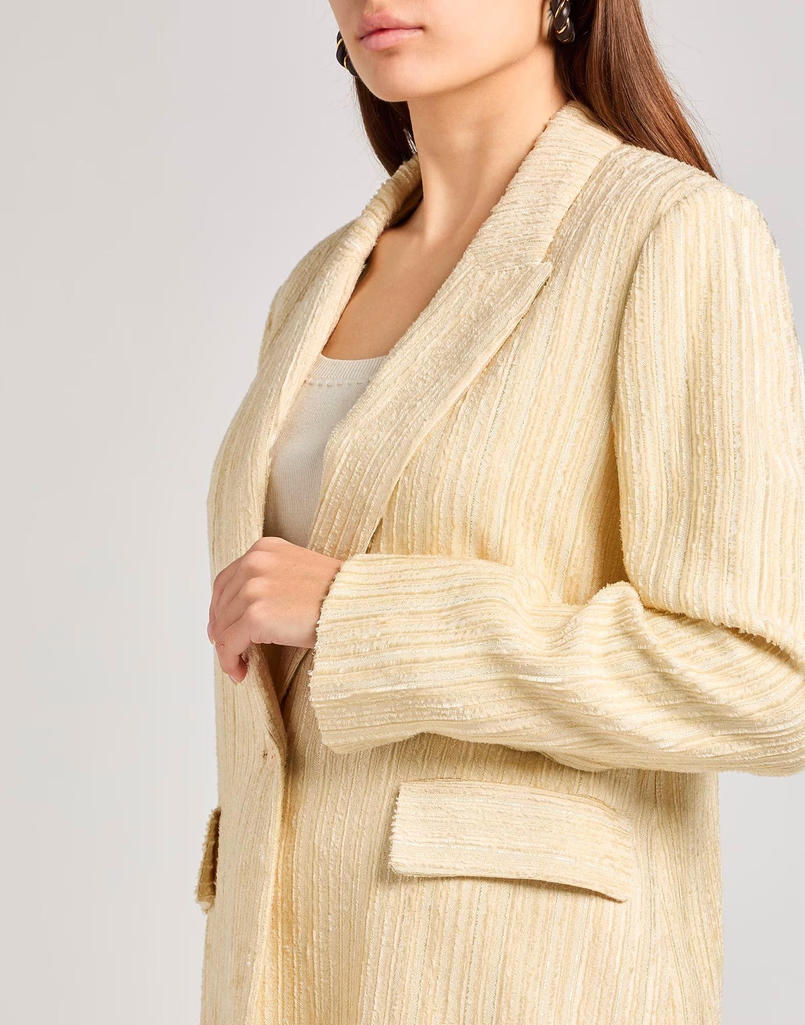 HANAMI D'OR Blazer donna Ollie in tessuto avorio 