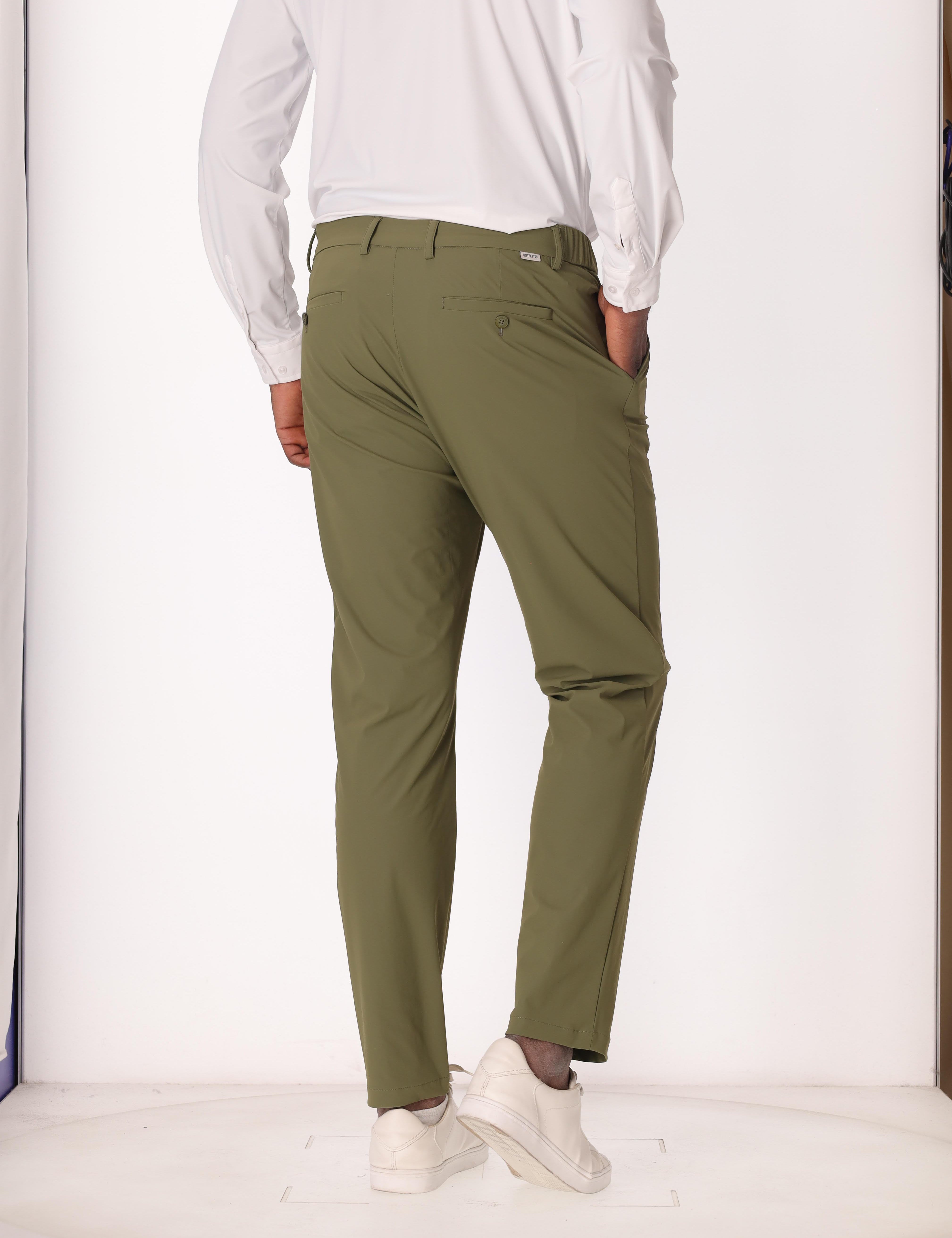 DISTRETTO12 High-Perform12 Rio Pences Trousers Active M26 Muschio 