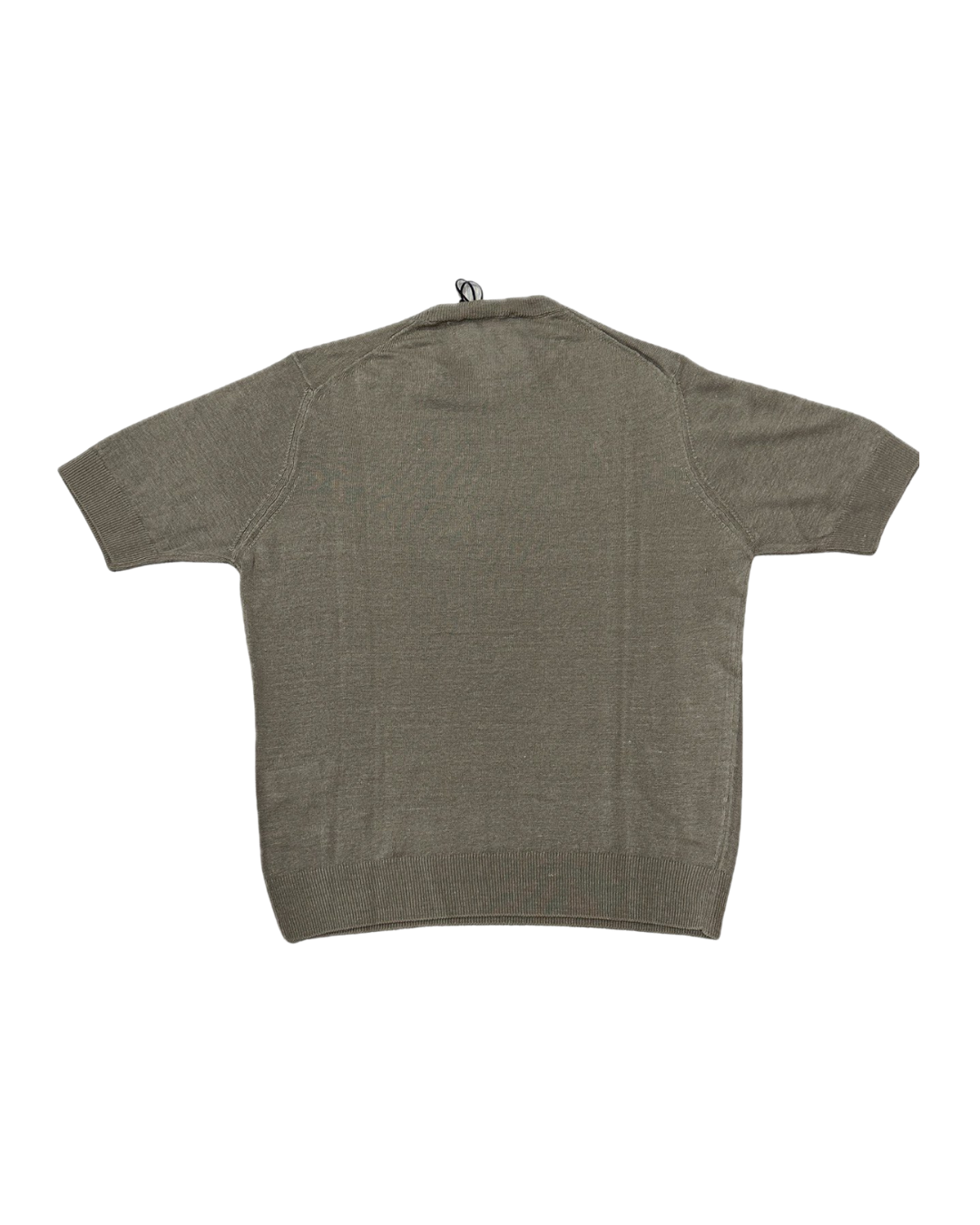 MASQ Maglia unisex beige manica corta in lino 
