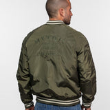 DAYTONA 73 Bomber uomo in nylon verde khaki Oshawa 