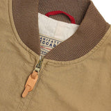 MANIFATTURA CECCARELLI Bomber uomo in cotone dark tan 