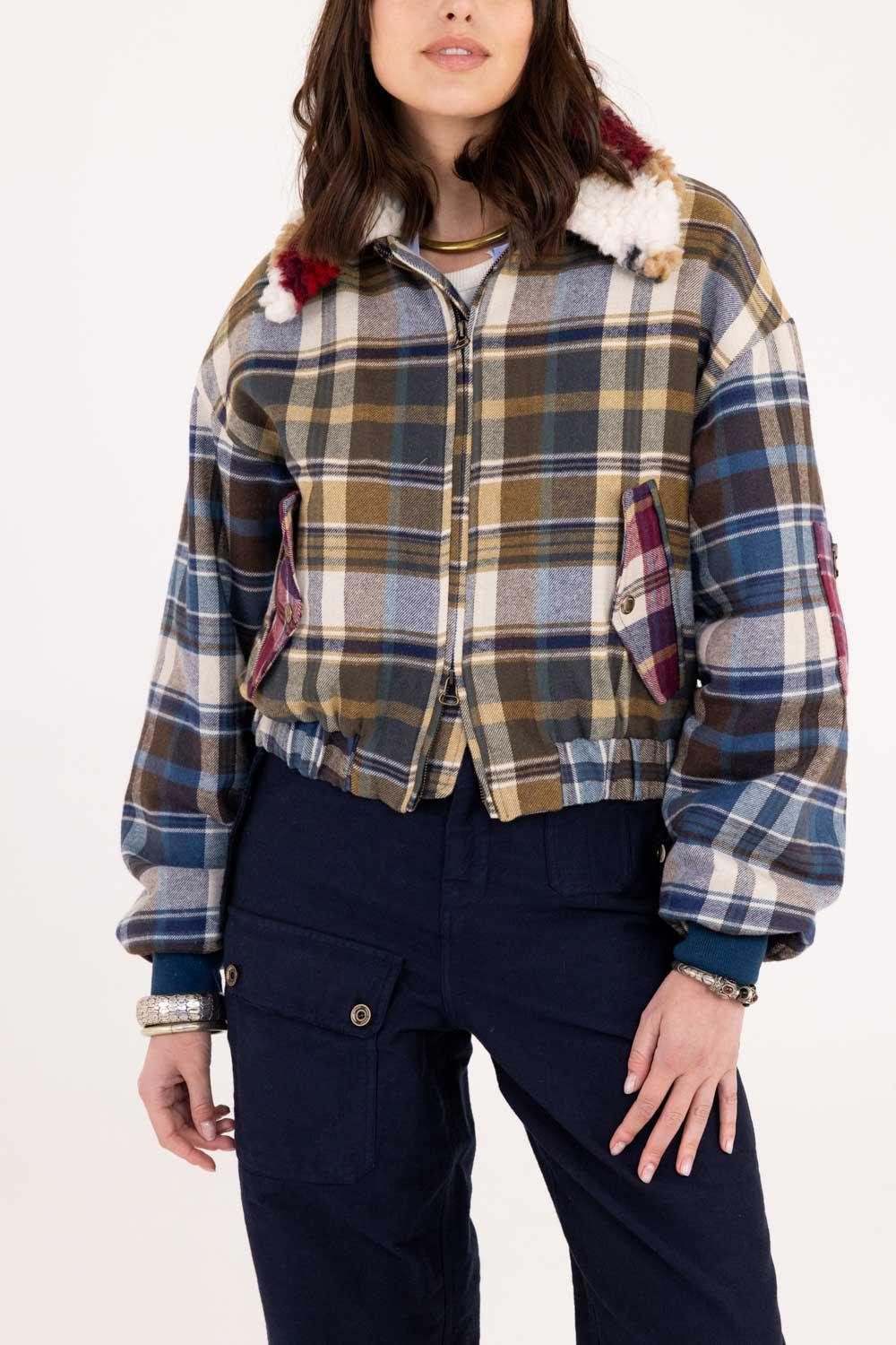 FRONT STREET Blouson donna Cropped aviator 