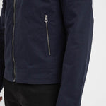 DAYTONA 73 Giacca uomo Bowen in twill di cotone blu 