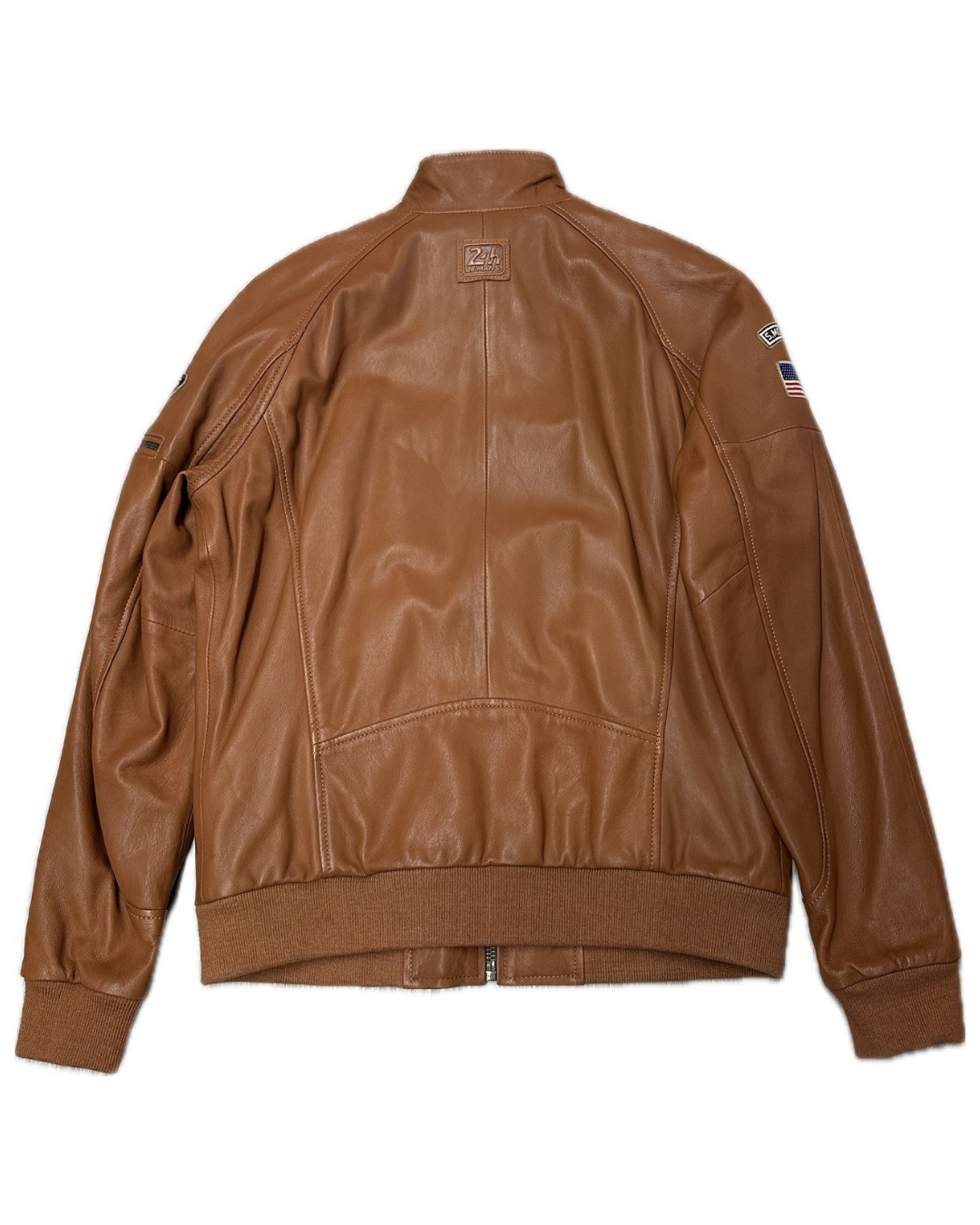 STEVE MCQUEEN Giacca uomo in pelle havane Harry 