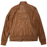 STEVE MCQUEEN Giacca uomo in pelle havane Harry 