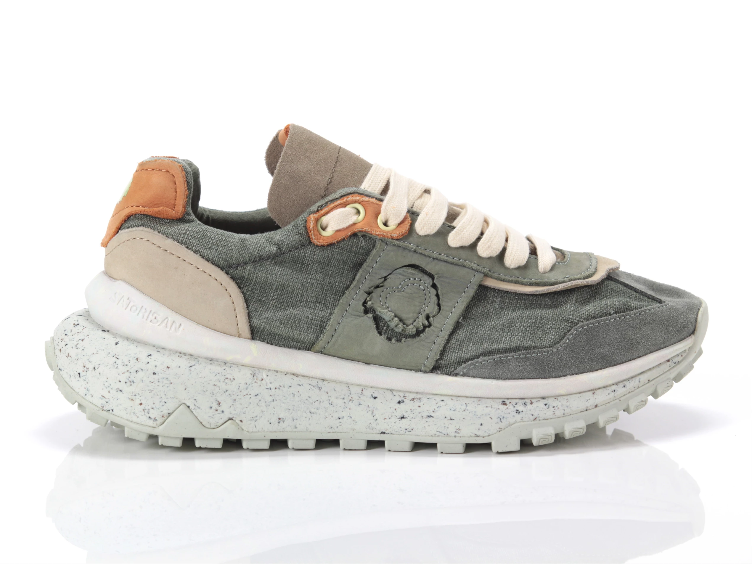 SATORISAN Sneakers uomo Dharma Linen Wild Grass 