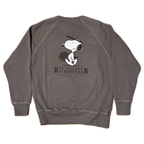 INTHEBOX Felpa girocollo unisex in cotone Snoopy Racquet Club 