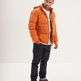 DAYTONA 73 Piumino uomo in nylon arancione Denisson 