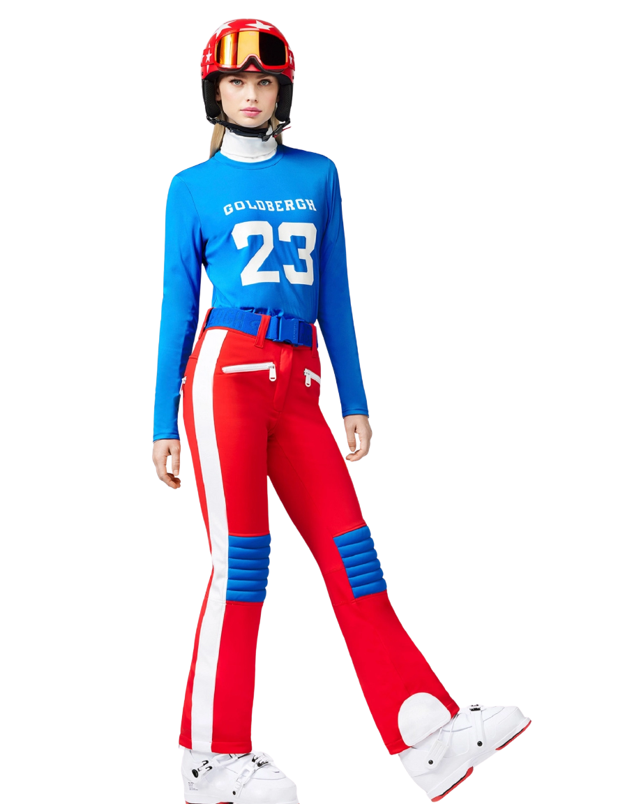 GOLDBERGH Pantalone sci donna Goalie flame slim fit 