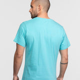 DAYTONA 73 T-shirt uomo Cedar girocollo azzurra 