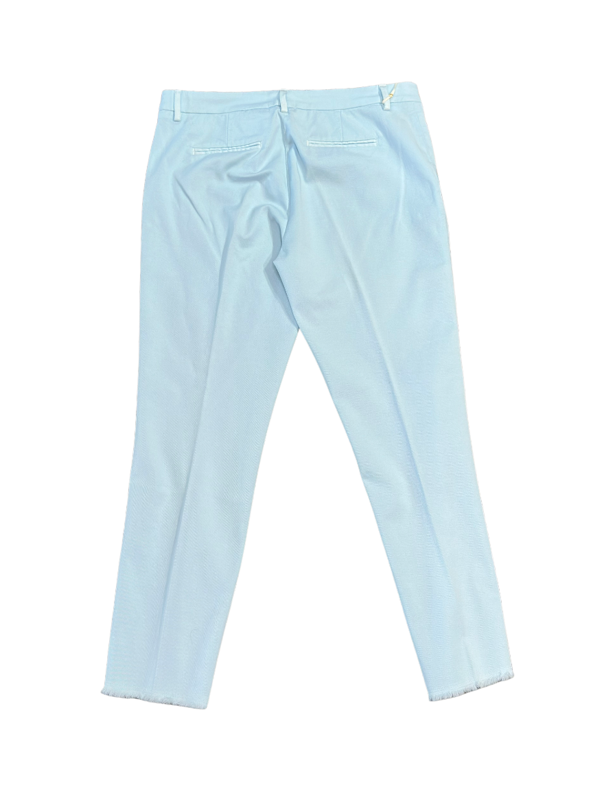 RE-HASH Pantalone donna Gloria in cotone azzurro 
