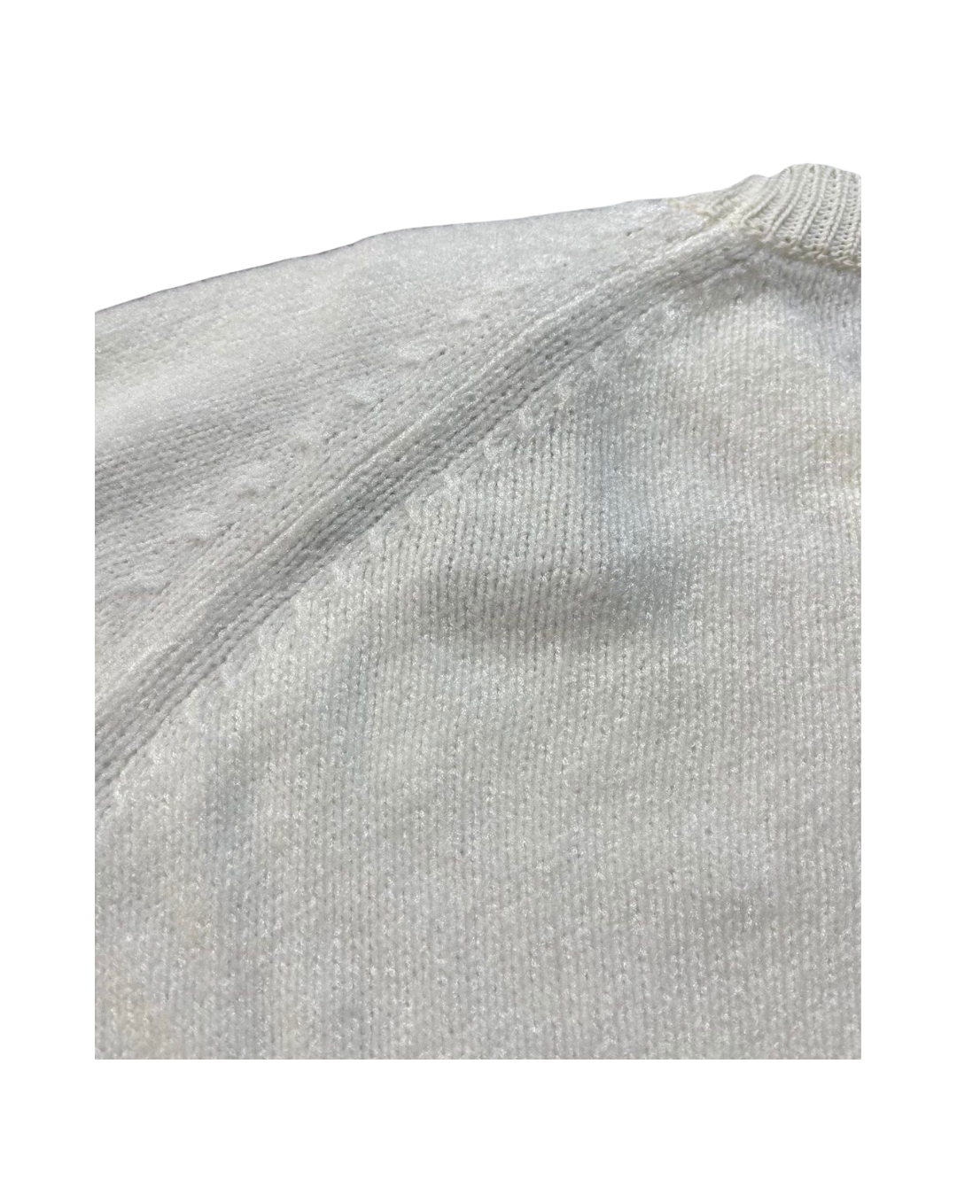 RAKKI Maglione unisex Virgil Steve bianco 