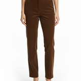 RE-HASH Pantaloni donna velluto tabacco Nelly-EL 