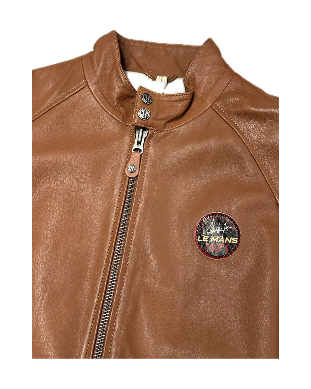 STEVE MCQUEEN Giacca uomo in pelle havane Harry 