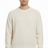 RAKKI Maglione unisex Virgil Steve bianco 