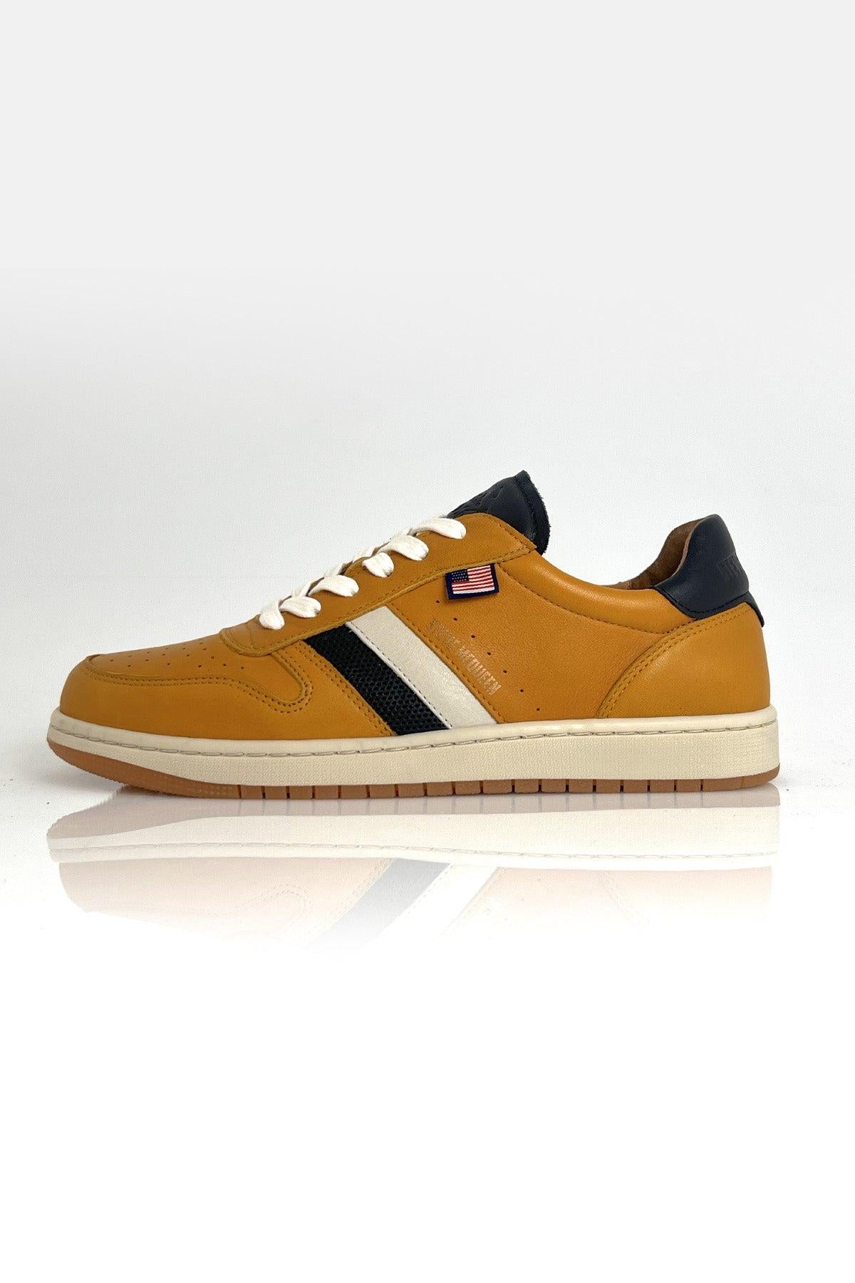 CLM Sneakers in pelle giallo uomo Bull 