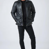 STEVE MCQUEEN Giacca uomo in pelle Sedwick 