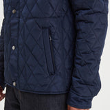 DAYTONA 73 Giacca trapuntata uomo in nylon blu Darrington 