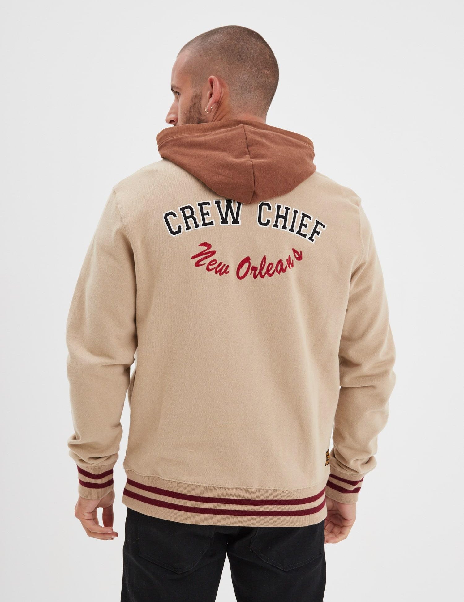 DAYTONA 73 Felpa uomo con cappuccio Foxton 