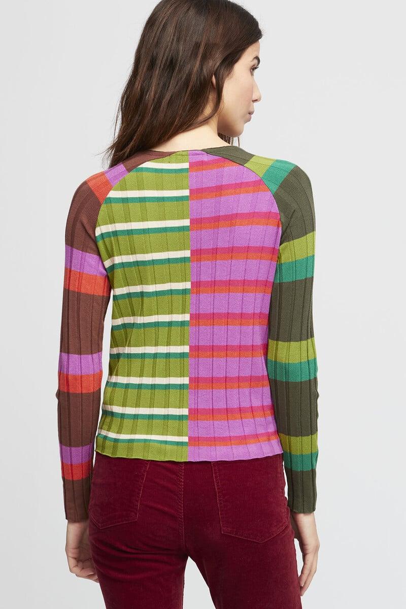 ALDO MARTINS Maglia donna a righe Beziers 