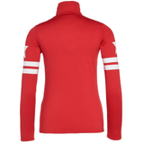 GOLDBERGH Maglia sci donna Maple Leaf con zip spalla rossa 