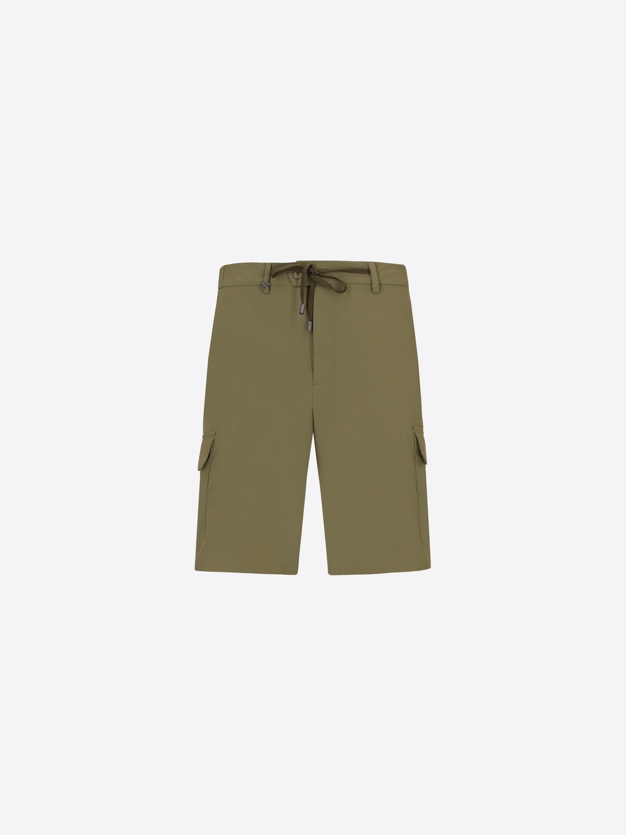 DISTRETTO12 Bermuda uomo cargo High-Perform12 Active M26 muschio 