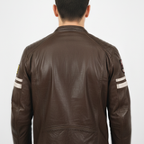 DAYTONA 73 Giacca in pelle uomo Limerock bison 