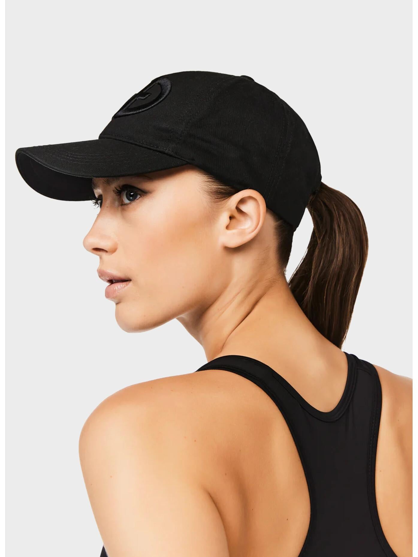 GOLDBERGH Cappello donna Valencia baseball in cotone nero 