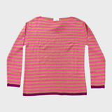BE YOU GERALDINEALASIO Maglia Benedicta fucsia/cammello 