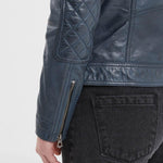 DAYTONA 73 Giacca donna in pelle blu Walkora Blue 