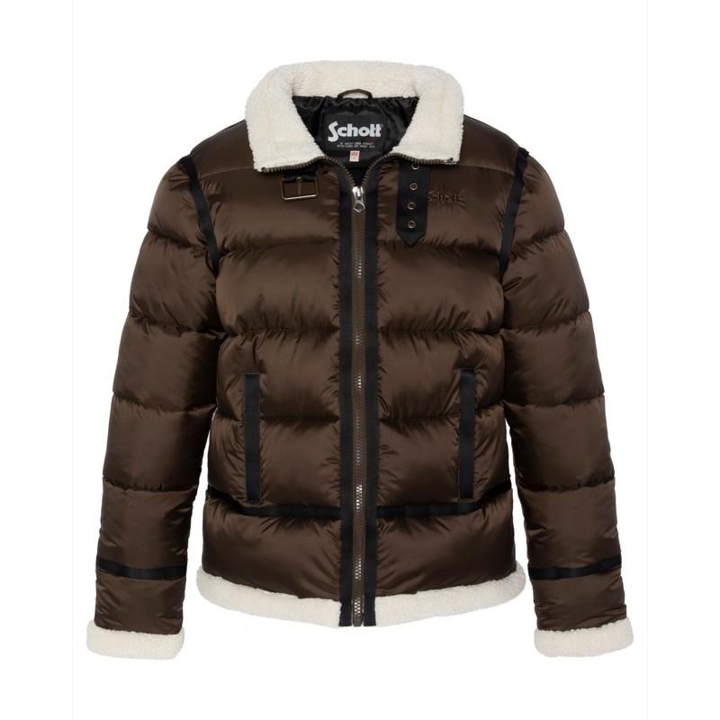 SCHOTT Giubbotto Idak brown 