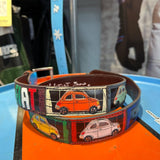 DESIGN arTIGIANALE Cintura artigianale in pelle Fiat 500 