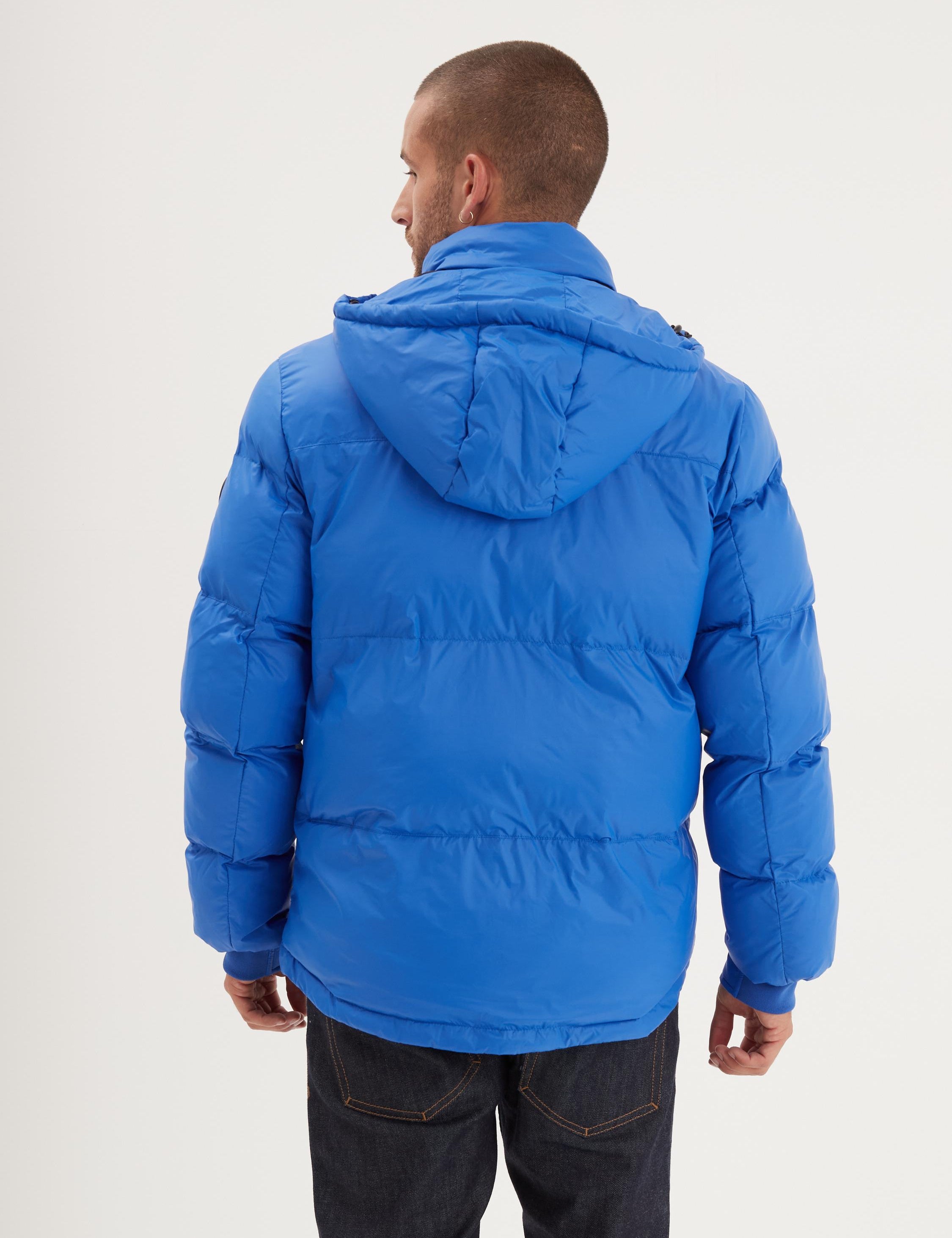 DAYTONA 73 Piumino uomo in nylon blu Denisson 